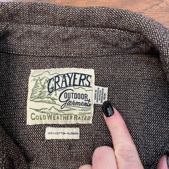 Grayers Men’s Button Up Shirt Jacket Size M - Picture 2 of 6